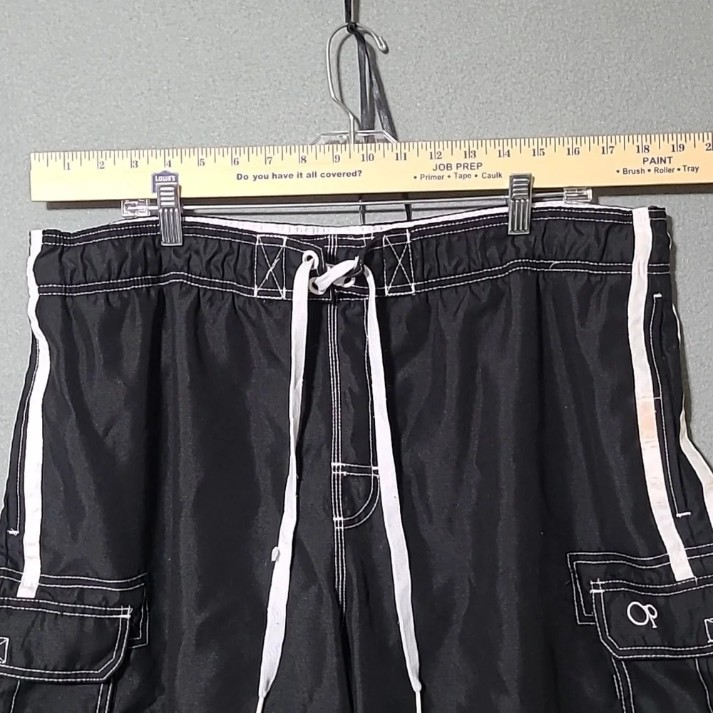 OP‎ Men's Black Swim Trunks - Size XL